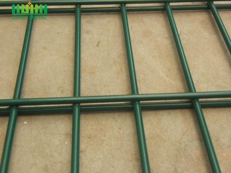 PVC Coated Twill Weave Double Horizontal Wire Fence