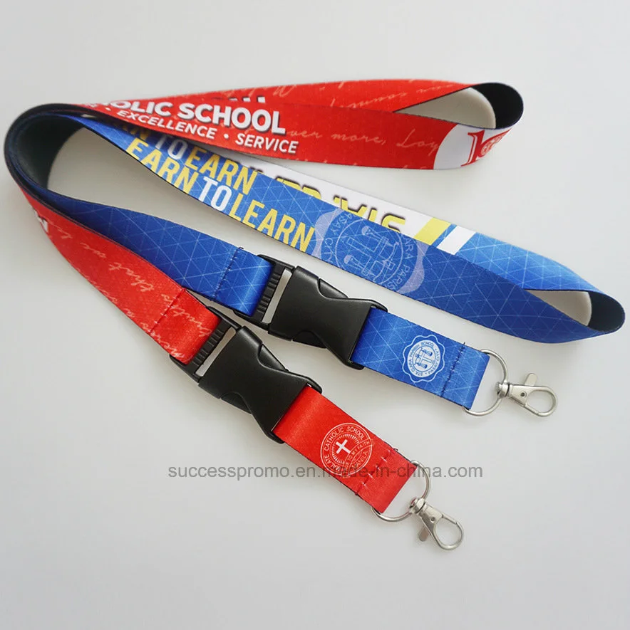 Cheap Custom Logo Wholesale Sublimation Printed Lanyard