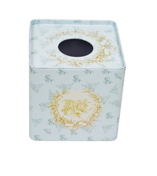 Metal Tissue Box with Colour Printing