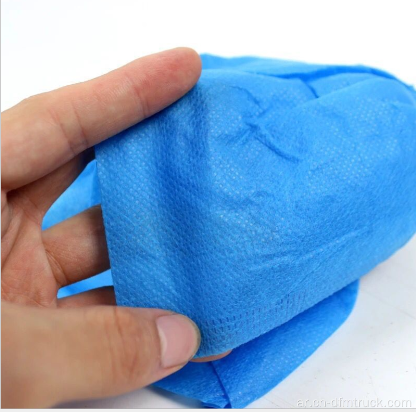 غطاء حذاء غير منسوج يمكن التخلص منه غطاء حذاء طبي غير قابل للانزلاق
