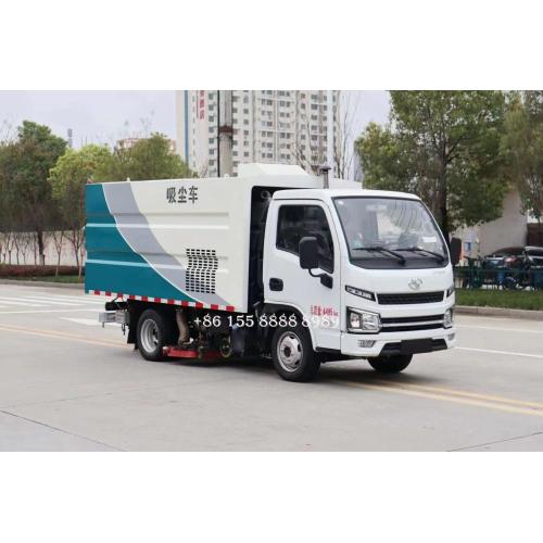 Yuejin 4x2 Road Street Debu Vacuum Truck