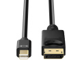 Gold-Plated Mini DisplayPort to DisplayPort Cable