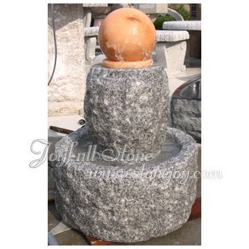 Stone Material Floating Sphere Fountain