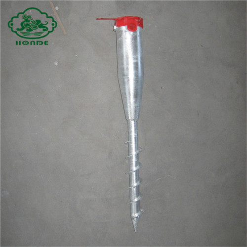 Ground Screw Anchor for Flag