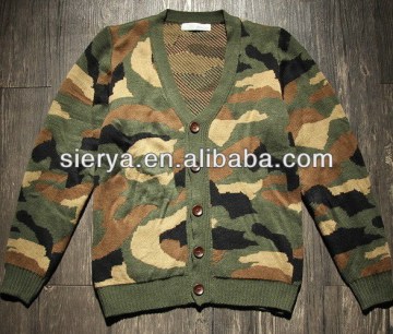 military sweater cardigan