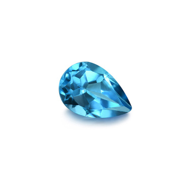 Swiss blue Topaz Drop Style for Jewelry Ring