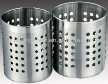 0.5mm thick stainless steel shiny kitchenware utensil holder