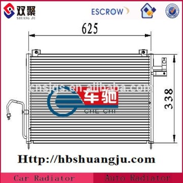 Auto cooling system part condenser