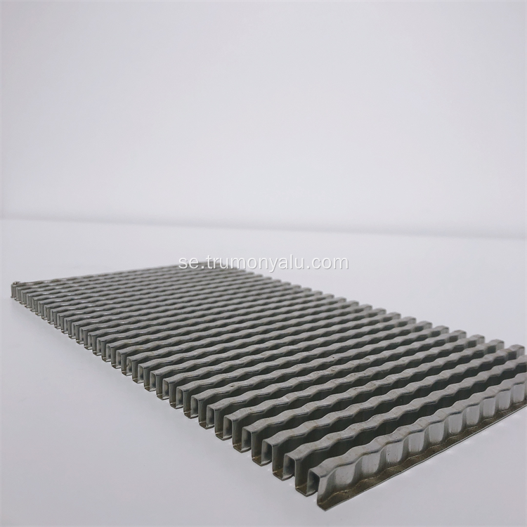 Aluminium radiator värmeväxlare fenor för kylsystem
