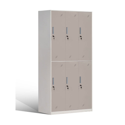 6 Compartment Steel Locker for School