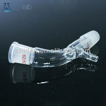 Glass Adapter Vacuum Take-off short stem laboratory glassware