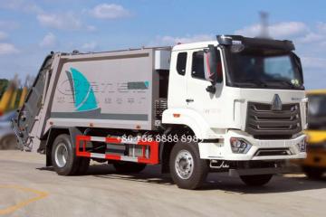 HOWO Light Rear Loader garbage truck rubbish truck