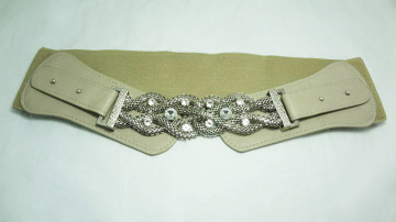 Fashion women and lady dress elastic belt,waist elastic belt,big elastic belt