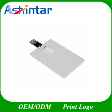 USB3.0 Flash Disk Aluminium Material Credit Card USB Flash Drive