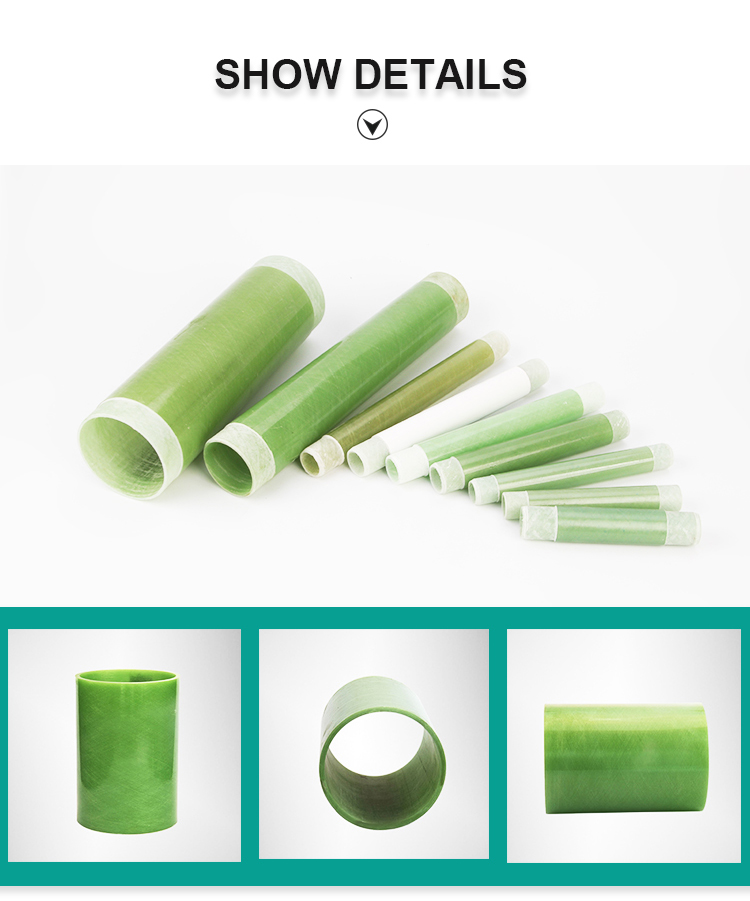 electrical insulation SF6 hollow laminated fiber glass cloth tubes