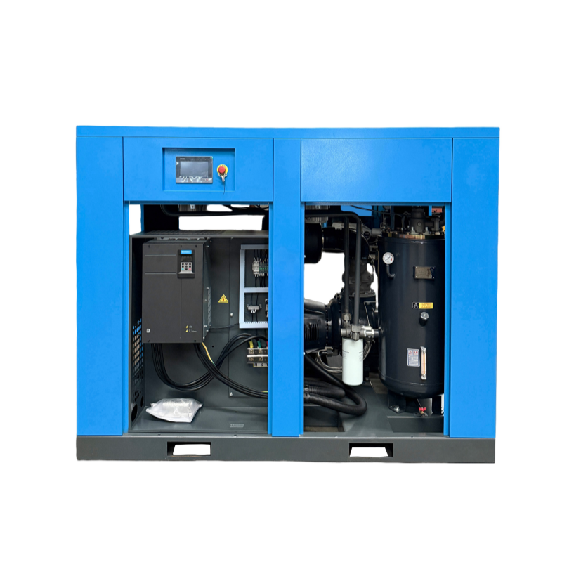 Роторно-винтовой воздушный компрессор мощностью 150 л.с. 150 HP rotary screw air compressor