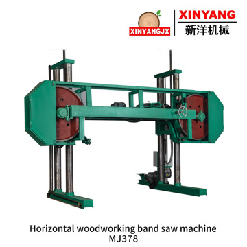 Horizontal woodworking band saw machine MJ378
