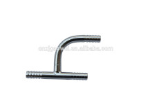 stainless steel beer fitting, 1/4 barb y tee, U bend