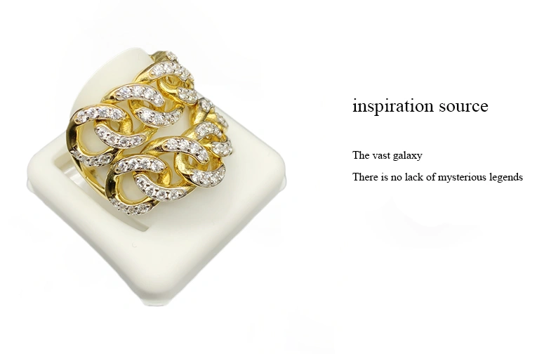 Latest Custome Jewelry Hiphop Fashion Gold Hiphop Ring