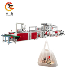 Zhongxin Rope threading Shopping Plastic Bag making equipment