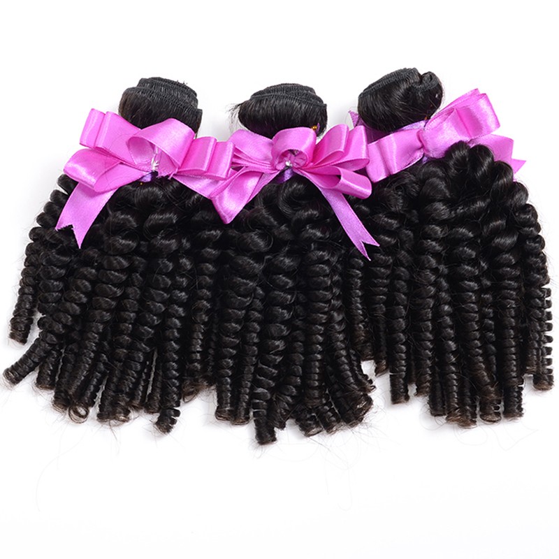 romance curl human hair Top Quality 8A funny hair egg curl hair extension Wholesale bouncy curls