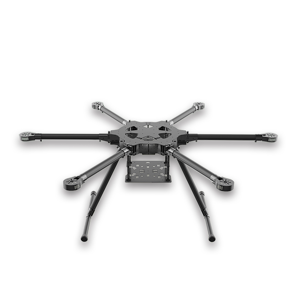 HF960 Hexacopter UAV إطار من ألياف الكربون