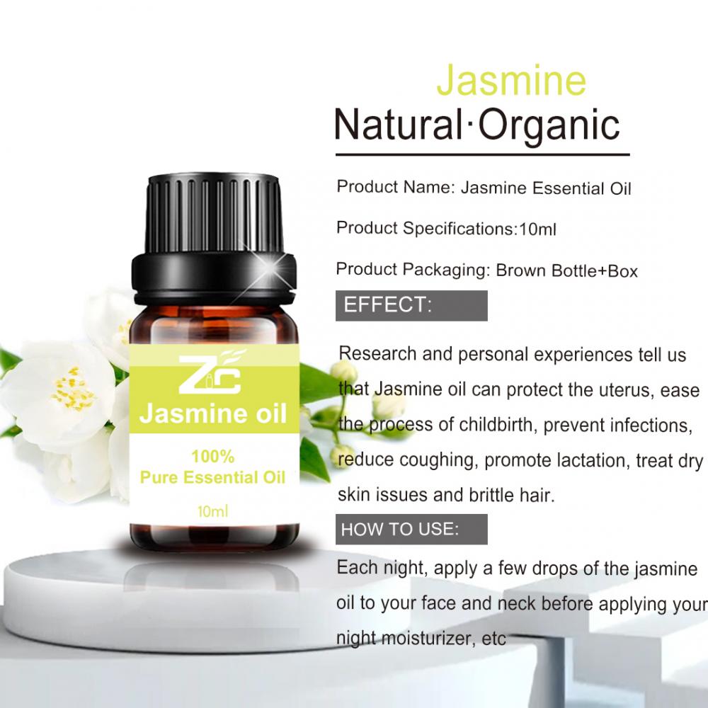 Jasmine Óleo essencial para fragrâncias e aromaterapia