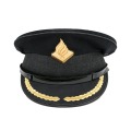 Patchs de broderie de chapeaux de robe d&#39;uniforme militaire noir