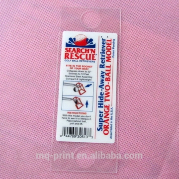 Factory in Shanghai China promotional waxed string apparel hang tag