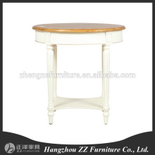 country style country side wood tea table