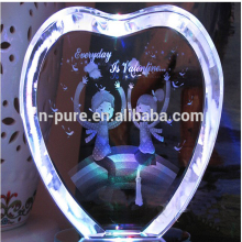 3d Heart Shape Crystal 3D Valentines Gifts