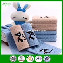 100%cotton jacquard embroidery design fancy cartoon embroided hand towel                        
                                                                                Supplier's Choice