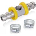 Fuel Pressure Barbed Push Lock T-Fitting adapter