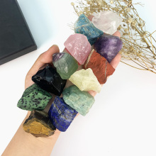 Natural Rough Crystals Healing Stone Set - 12 Chakra Raw Stone Collection