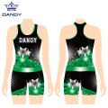 Shining Girl Sleeveless Warm Up Wear Cheerleading Uniformen