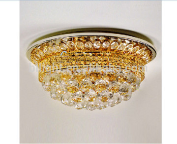 Small indoor decorative crystal fancy ceiling light