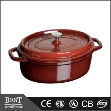 French Oval casserole with lid