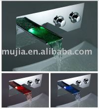 Led water faucet