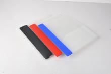 Expanding files with front button pocket folders