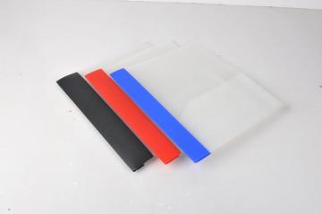 Expanding files with front button pocket folders