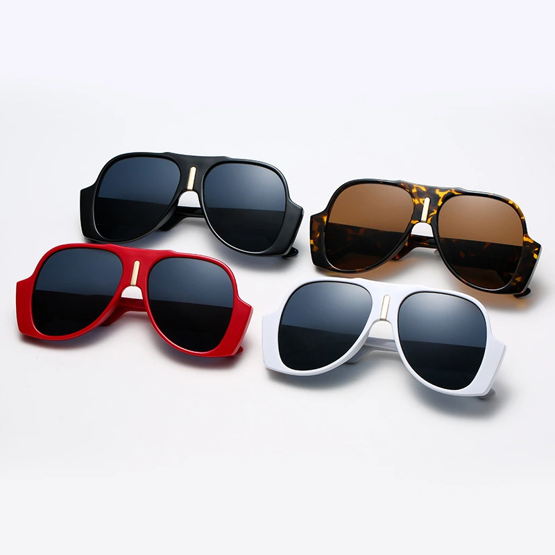 Hip Hop Sunglasses Personality Oval Irregular Sunglasses for Men Women