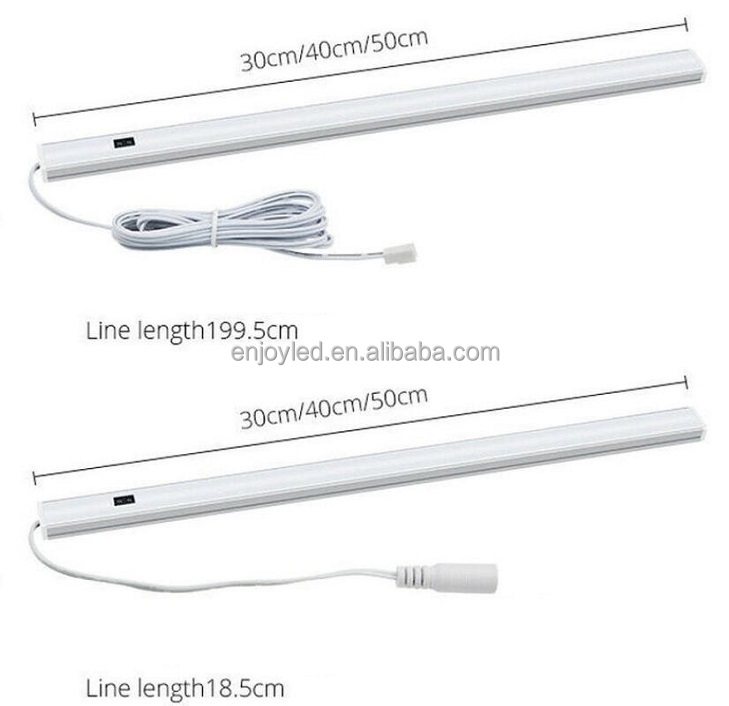 3 pcs of under cabinet led bar kit 304050cm and easy install