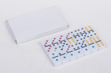 Colorful Dominoes Game In Color Box