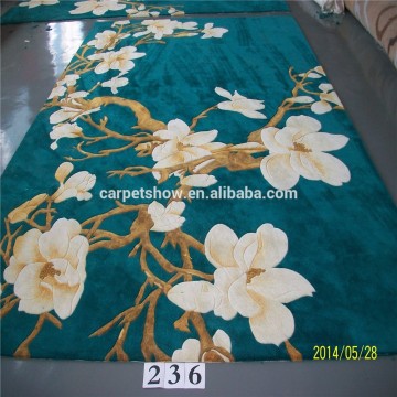 hand tufted rug/carpet wool material hand tufted rug