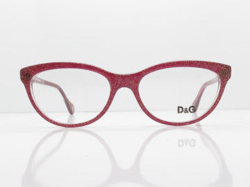 Dolce Gabbana Acetate Branded Optical Frames D&amp;g Dd1245 Burgundy With Gold