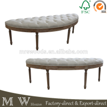french oak wooden bench bed end furniture, upholstered linen bed end bench, bed end bench