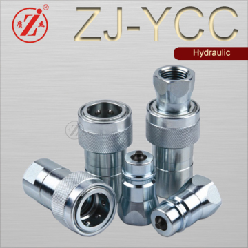 ZJ-YCC ISO 5675 double shut off hydraulic tools quick coupler