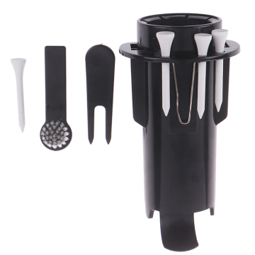 Portable storage Golf Ball Tee Holder Golf Tees Pro Clip Caddy Divot Tool Storage Box Golf Tool 1pc