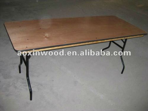 Plywood Banquet Table with PVC edge for event