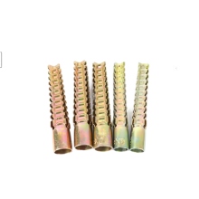 Carbon Steel Yellow Zinc Universal Metal Plug Tree-Shaped Wall Anchors
